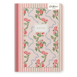 CATH KIDSTON - A5 TEXTURED SOFT COVER NOTEBOOK | ROSE FLUTTER VIGNETTE