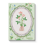 CATH KIDSTON - A6 TEXTURED SOFT COVER NOTEBOOK | GREEN ROOTS VIGNETTE