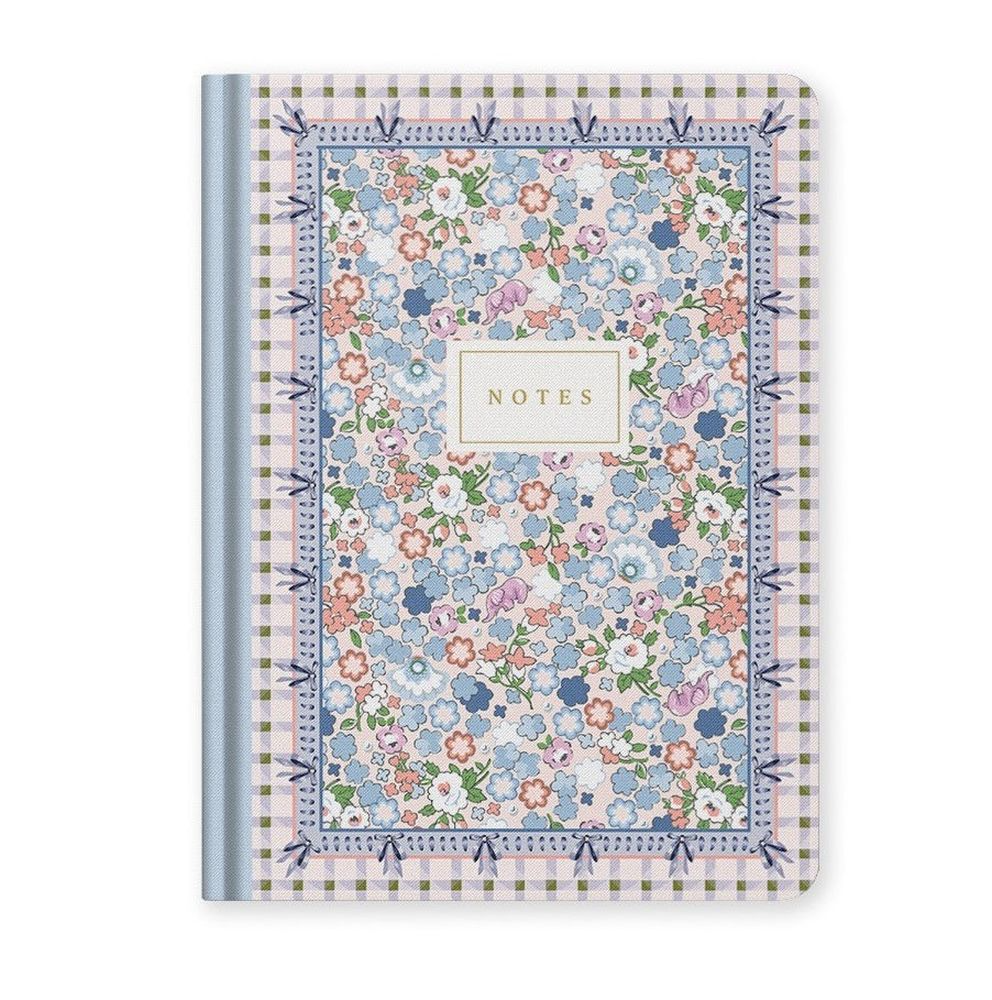 CATH KIDSTON - B6 PREMIUM HARD COVER NOTEBOOK | CREAM DREAMY DITSY CHECK