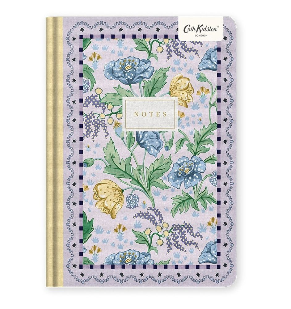 CATH KIDSTON - A5 PREMIUM HARD COVER NOTEBOOK | PAINTED BY NUMBERS LILAC