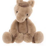 CHARLIE BEARS - CLIP CLOP PONY OATMEAL BROWN M