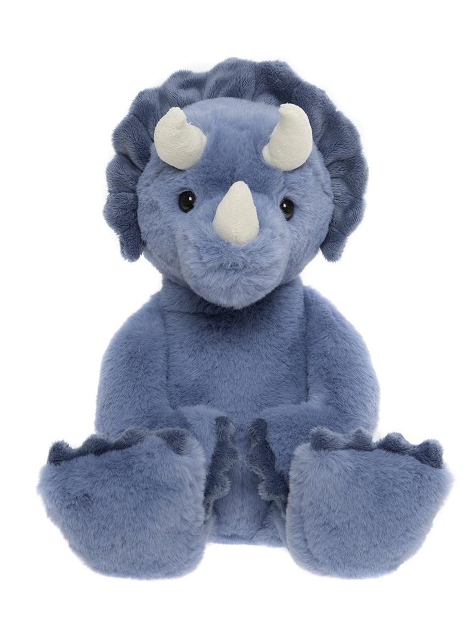 CHARLIE BEARS - TROY TRICERATOPS DENIM BLUE L