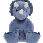 CHARLIE BEARS - TROY TRICERATOPS DENIM BLUE L