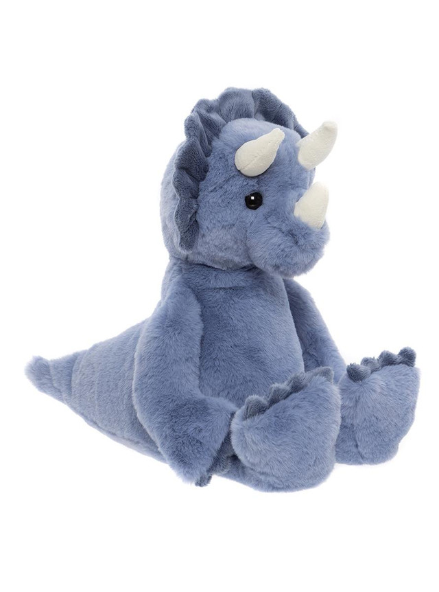 CHARLIE BEARS - TROY TRICERATOPS DENIM BLUE L