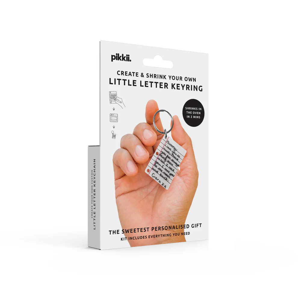 PIKKII - KEYRING SHRINK KIT LITTLE LETTER