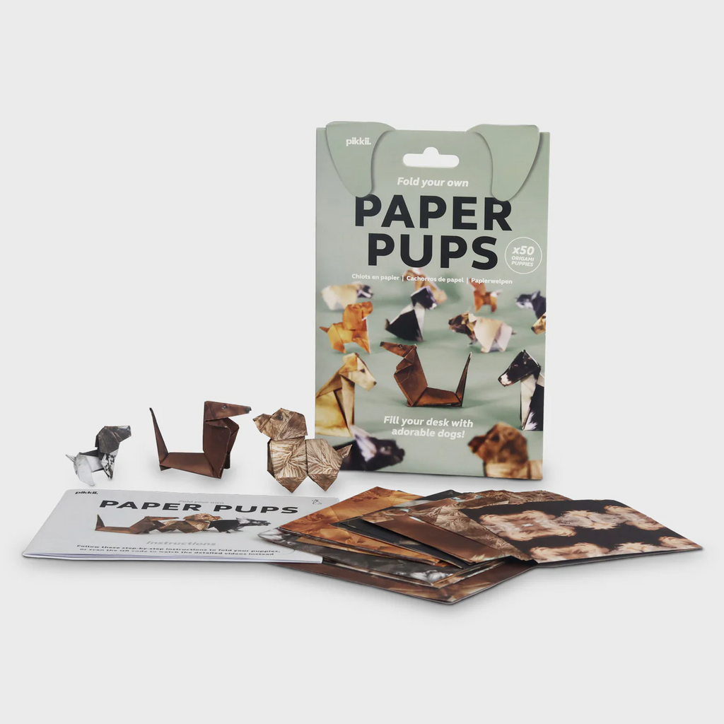 PIKKII - PAPER PUPS | ORIGAMI DOG KIT