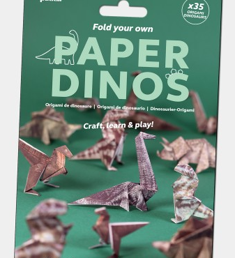 PIKKII - PAPER DINOS | ORIGAMI DINOSAUR CRAFT SET