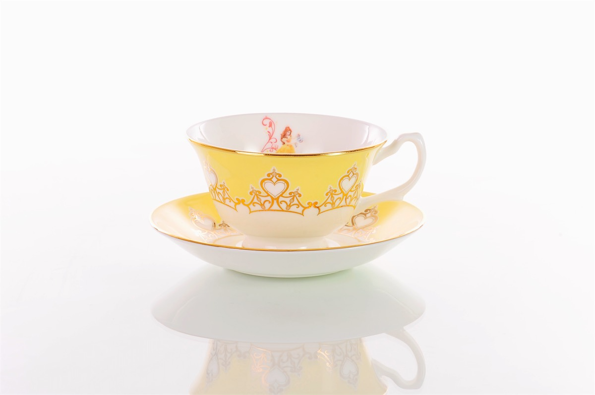 THE ENGLISH LADIES CO - DISNEY PRINCESS | BEAUTY & THE BEAST | BELLE | CUP & SAUCER