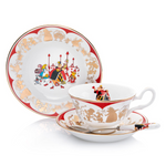 THE ENGLISH LADIES CO - DISNEY PRINCESS | ALICE IN WONDERLAND | QUEEN OF HEARTS | CUP & SAUCER
