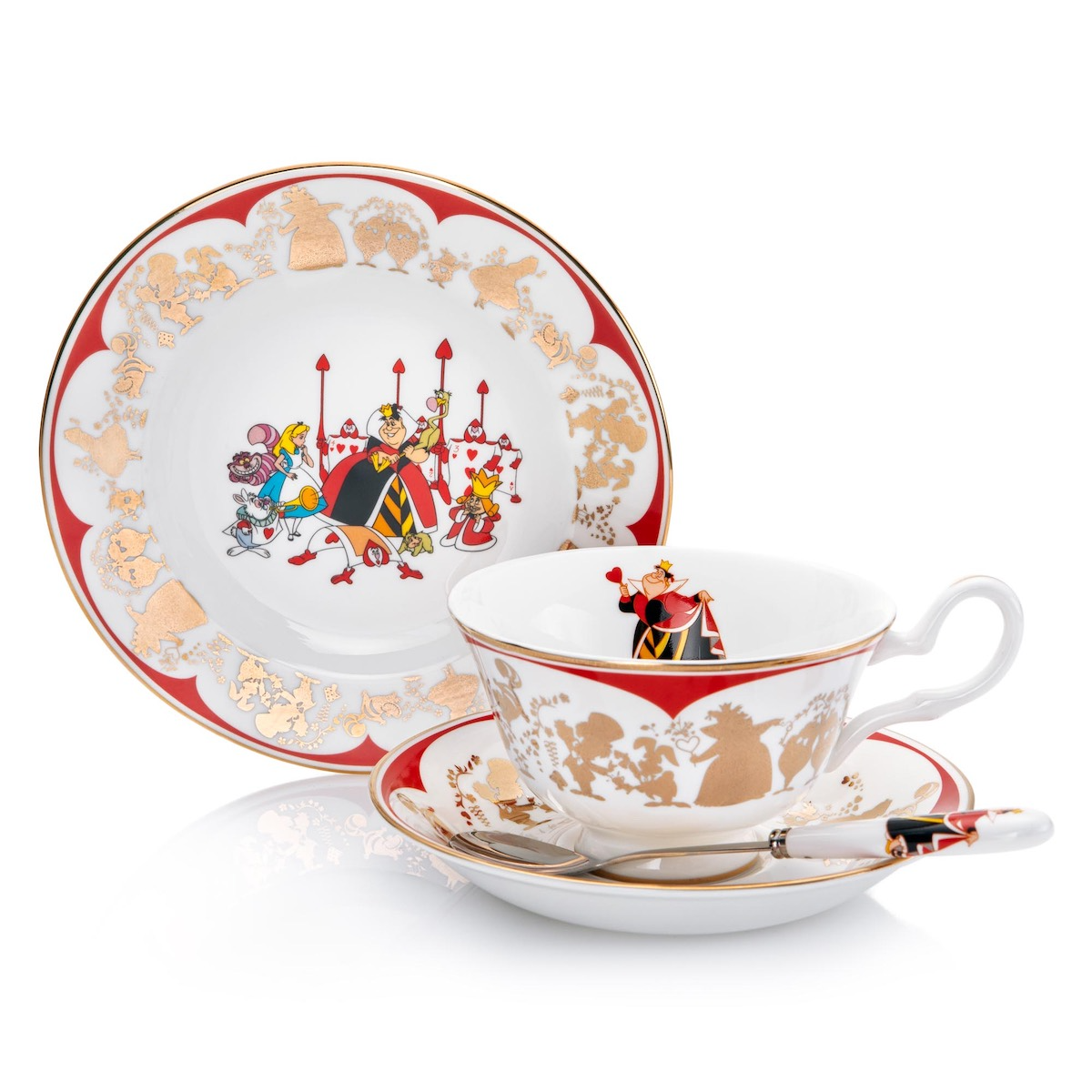 THE ENGLISH LADIES CO - DISNEY PRINCESS | ALICE IN WONDERLAND | QUEEN OF HEARTS | PLATE