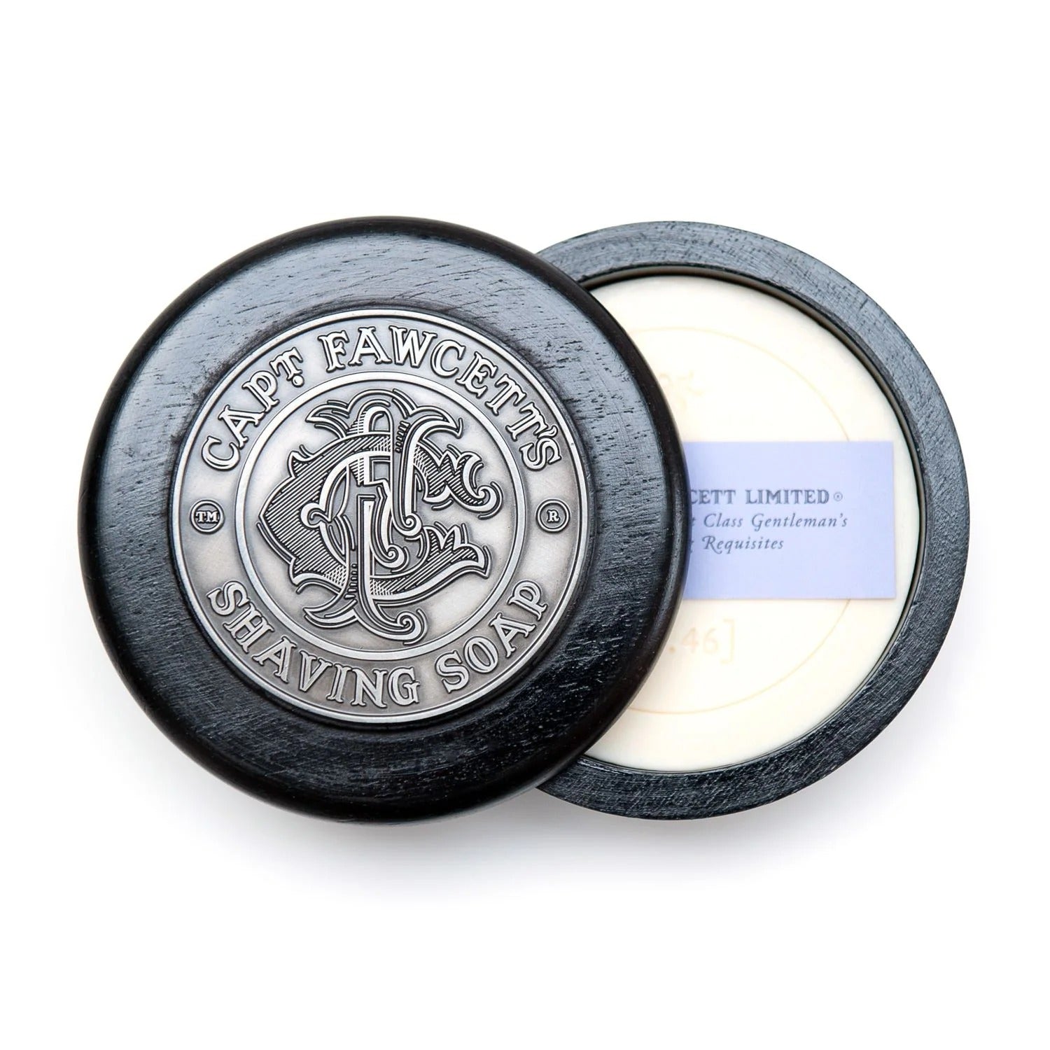 CAPTAIN FAWCETT - LUXURIOUS SHAVING SOAP W- WOODEN BOWL | 110G