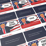 BUBBLEGUM STUFF - FAKE NEWS GAME - TRUMP EDITION