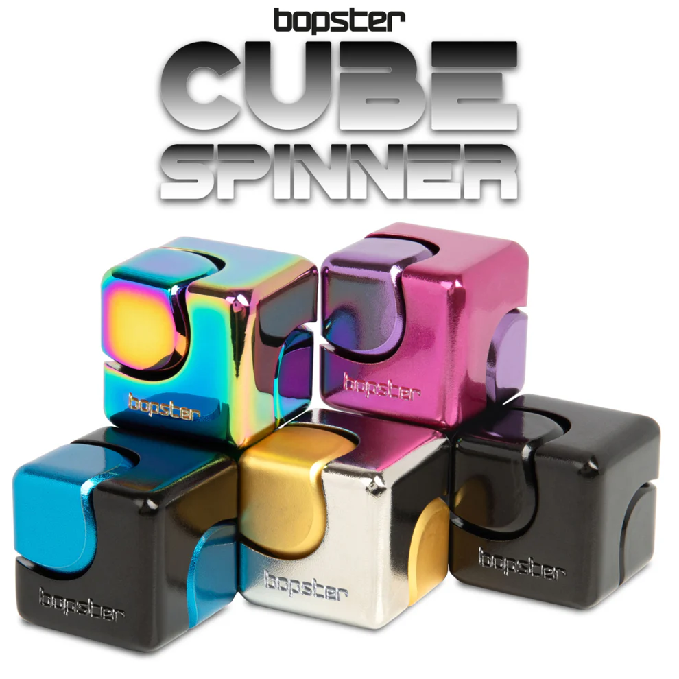 BOPSTER - FIDGET CUBE SPINNER (ASSORTED)