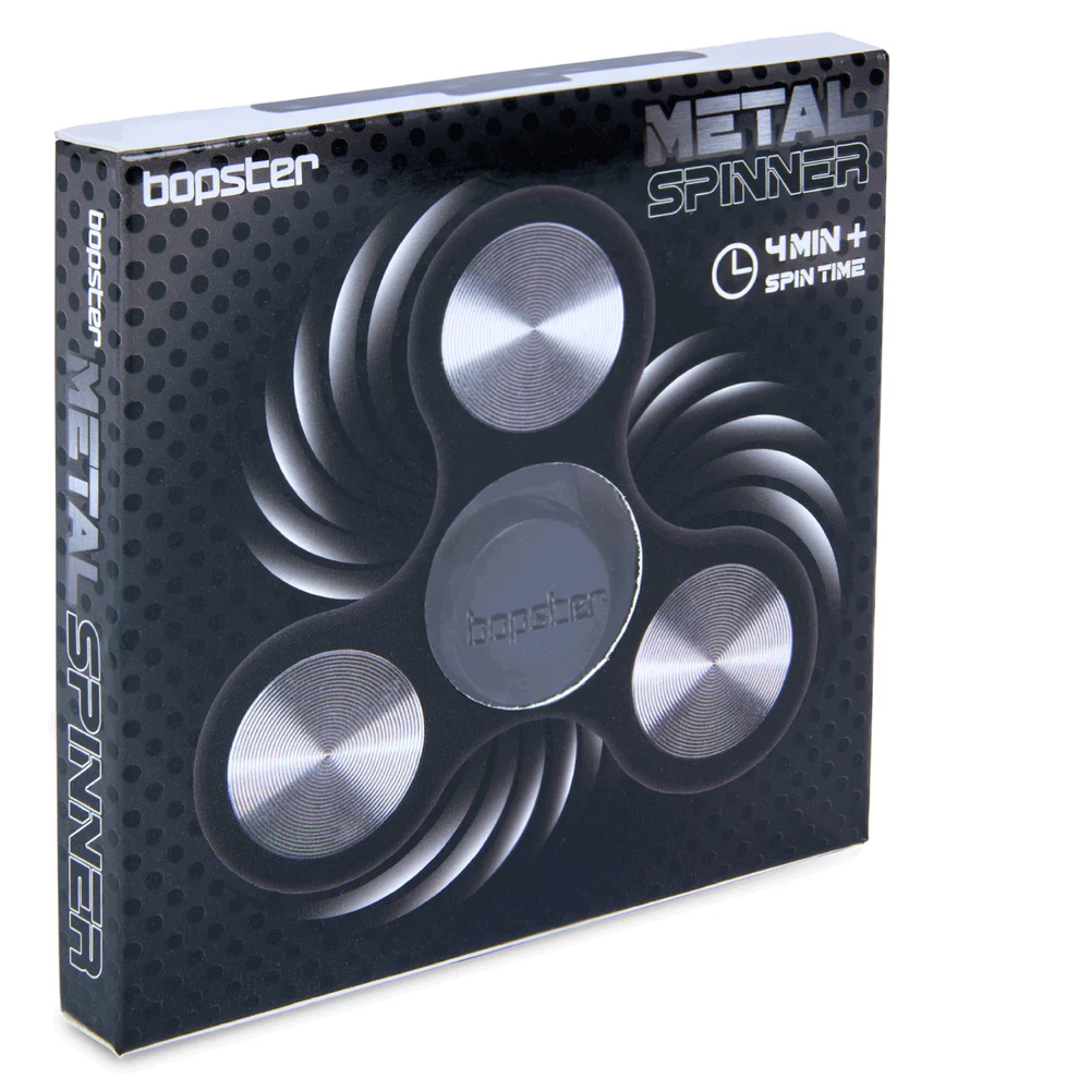 BOPSTER - METAL FIDGET SPINNER (ASSORTED)