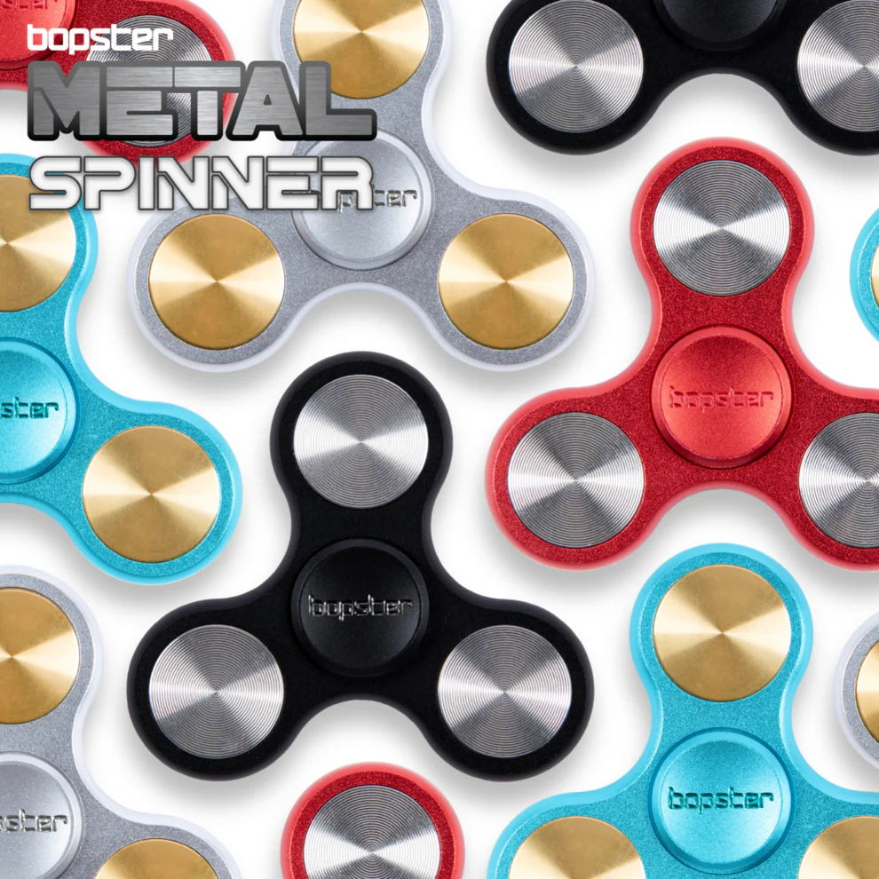BOPSTER - METAL FIDGET SPINNER (ASSORTED)