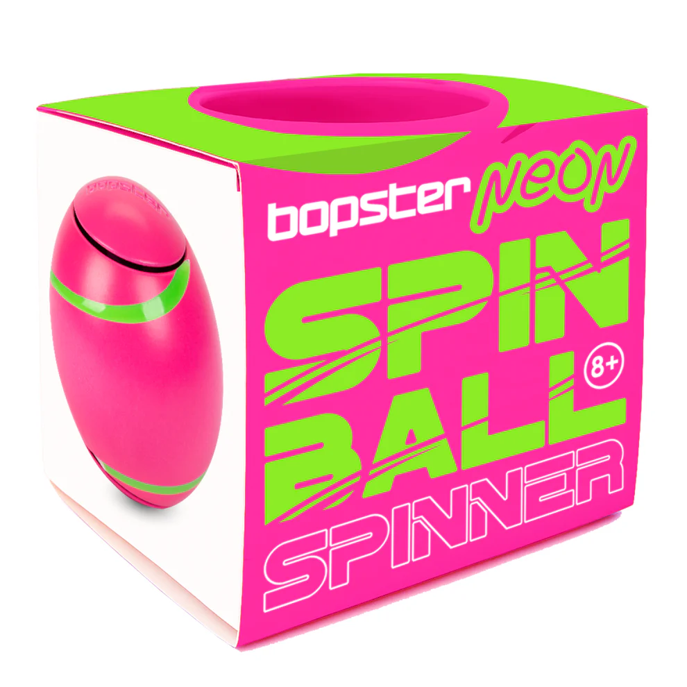 BOPSTER - NEON SPIN BALL SPINNER (ASSORTED)