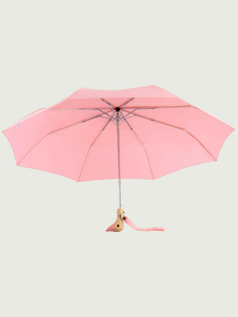 ORIGINAL DUCKHEAD - PINK COMPACT ECO-FRIENDLY WIND RESISTANT UMBRELLA