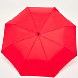 ORIGINAL DUCKHEAD - RED COMPACT ECO-FRIENDLY WIND RESISTANT UMBRELLA