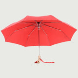 ORIGINAL DUCKHEAD - RED COMPACT ECO-FRIENDLY WIND RESISTANT UMBRELLA