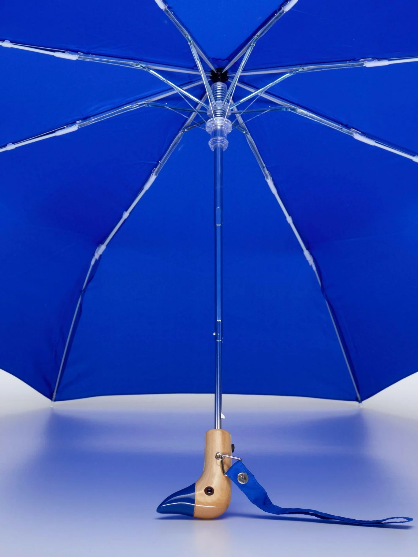 ORIGINAL DUCKHEAD - ROYAL BLUE COMPACT ECO-FRIENDLY WIND RESISTANT UMBRELLA