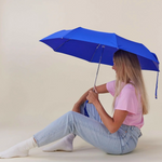 ORIGINAL DUCKHEAD - ROYAL BLUE COMPACT ECO-FRIENDLY WIND RESISTANT UMBRELLA