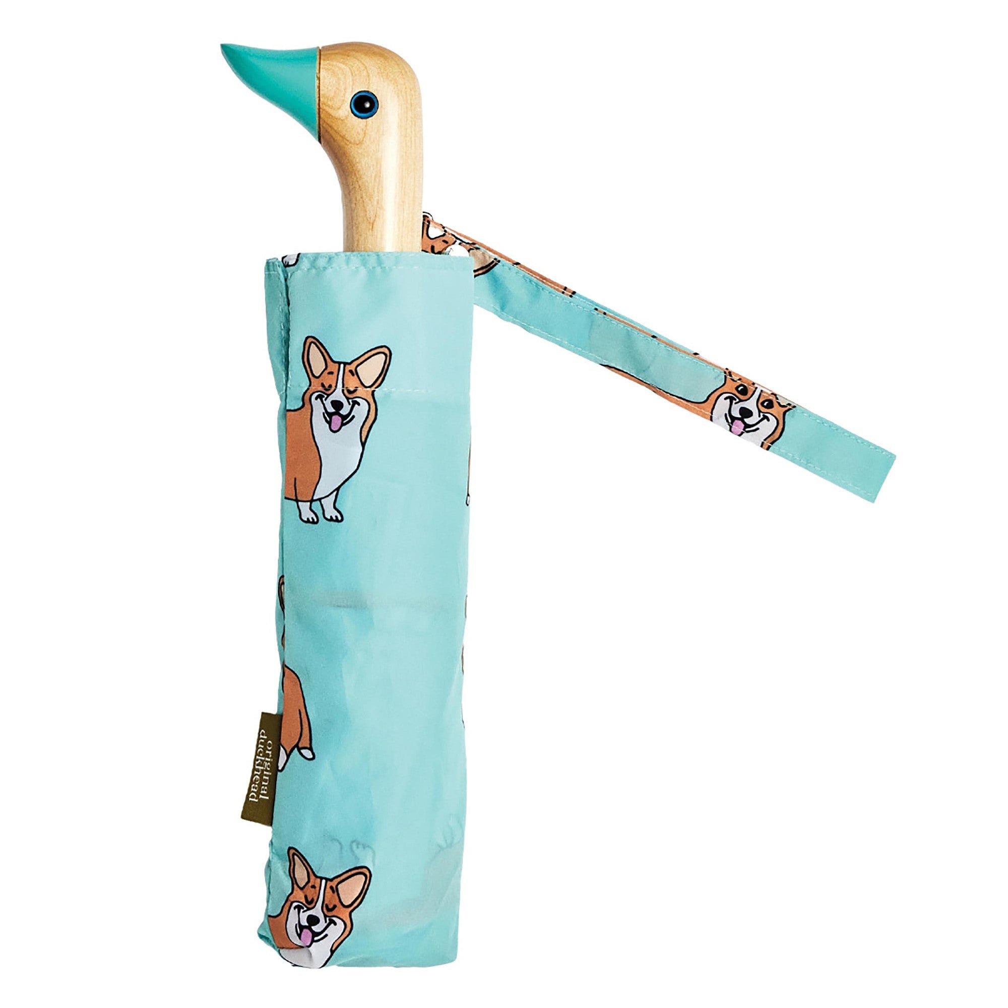 ORIGINAL DUCKHEAD - COMPACT UMBRELLA |  COUCOU SUZETTE CORGI MINT