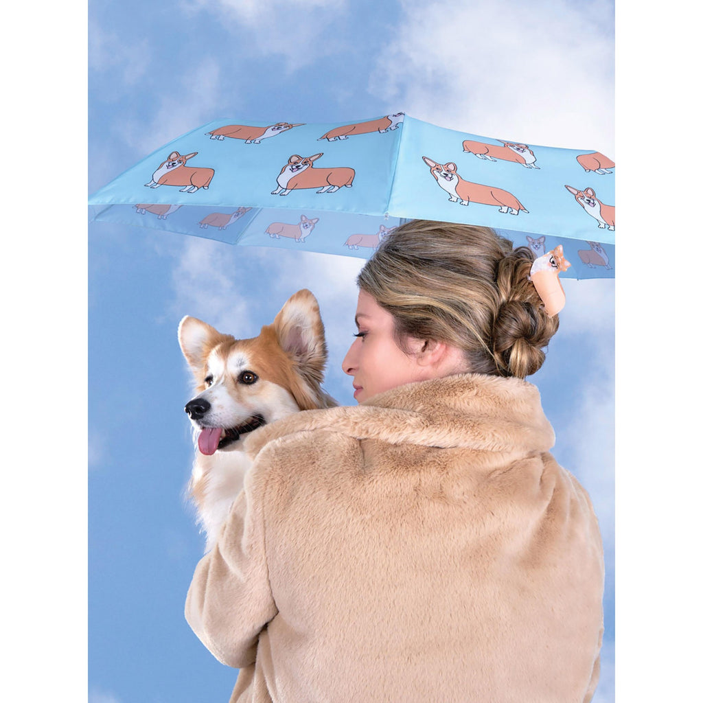 ORIGINAL DUCKHEAD - COMPACT UMBRELLA |  COUCOU SUZETTE CORGI MINT