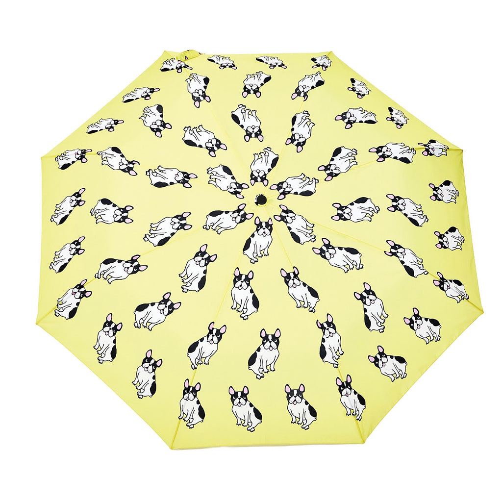 ORIGINAL DUCKHEAD - COMPACT UMBRELLA |  COUCOU SUZETTE BOULEDOGUE YELLOW