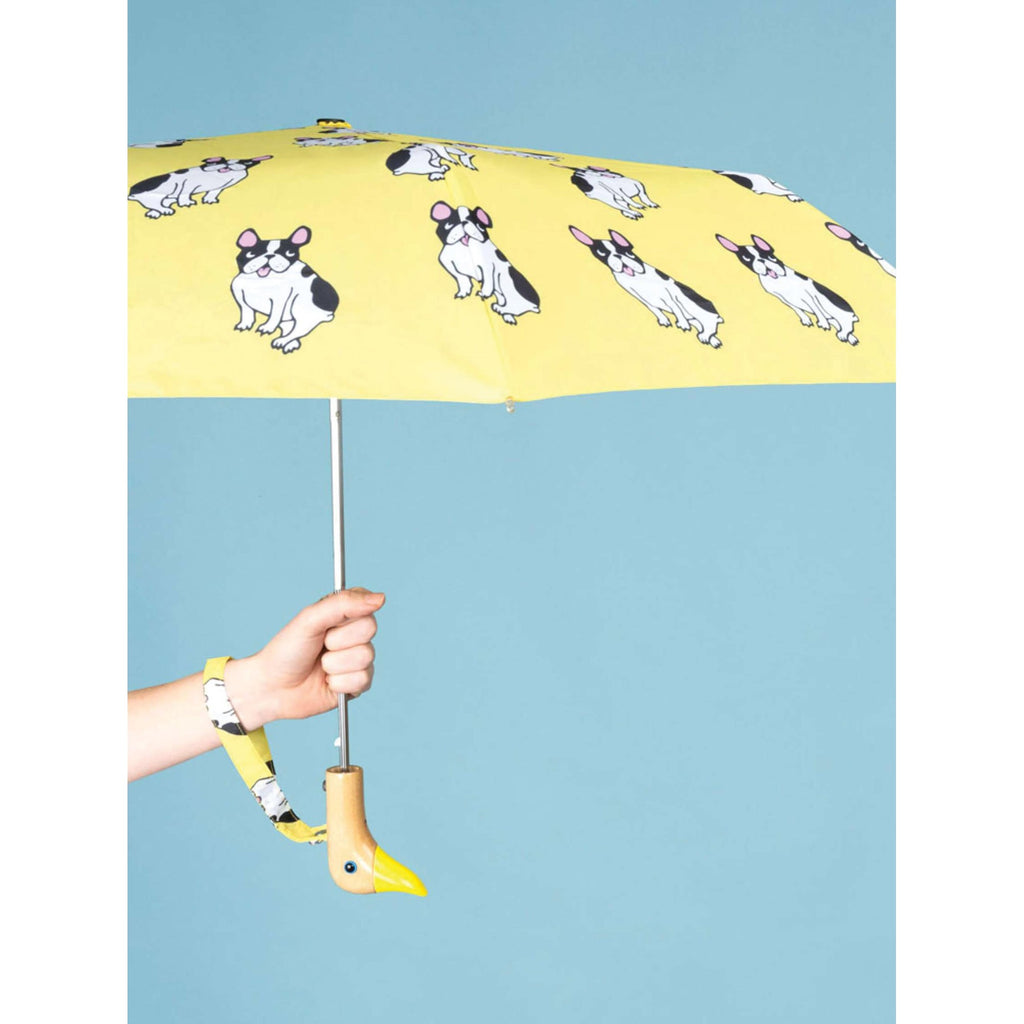 ORIGINAL DUCKHEAD - COMPACT UMBRELLA |  COUCOU SUZETTE BOULEDOGUE YELLOW