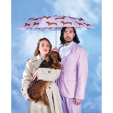 ORIGINAL DUCKHEAD - COMPACT UMBRELLA |  COUCOU SUZETTE DACHSHUND PURPLE