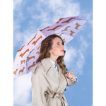 ORIGINAL DUCKHEAD - COMPACT UMBRELLA |  COUCOU SUZETTE DACHSHUND PURPLE