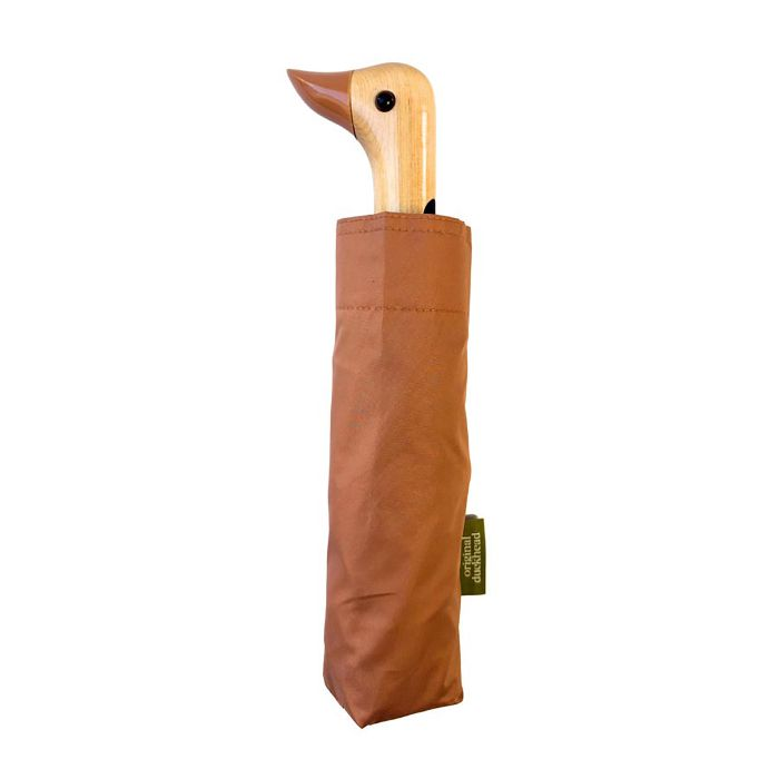 ORIGINAL DUCKHEAD - COMPACT UMBRELLA | MOCHA MOUSSE