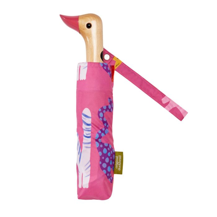 ORIGINAL DUCKHEAD - COMPACT UMBRELLA | FUCHSIA ARTY CATS