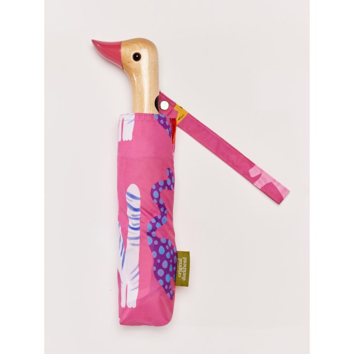 ORIGINAL DUCKHEAD - COMPACT UMBRELLA | FUCHSIA ARTY CATS