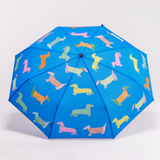 ORIGINAL DUCKHEAD - COMPACT DUCK UMBRELLA | DOGS IN BLUE