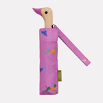 ORIGINAL DUCKHEAD - COMPACT DUCK UMBRELLA | DOGS IN PINK