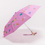 ORIGINAL DUCKHEAD - COMPACT DUCK UMBRELLA | DOGS IN PINK