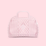 SUNJELLIES - RETRO BASKET | SMALL | PINK