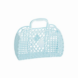 SUNJELLIES - RETRO BASKET | SMALL | BLUE