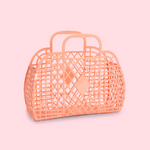 SUNJELLIES - RETRO BASKET | PEACH | SMALL