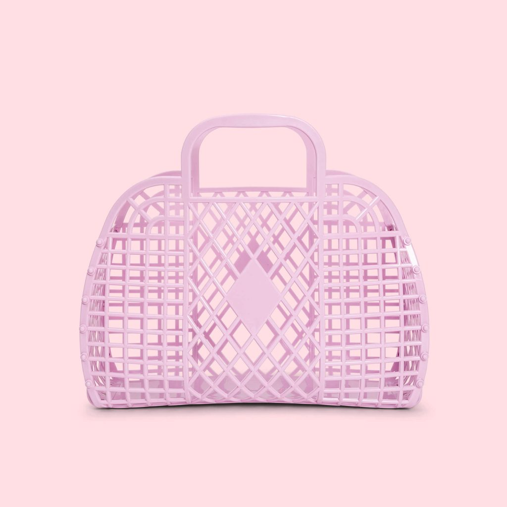 SUNJELLIES - RETRO BASKET | SMALL | LILAC 