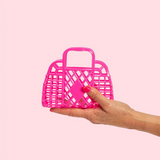 SUNJELLIES - RETRO BASKET | MINI | BERRY PINK