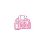 SUNJELLIES - RETRO BASKET | MINI | BUBBLEGUM PINK