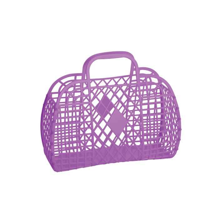 SUNJELLIES - RETRO BASKET | SMALL | PURPLE