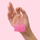 SUNJELLIES - RETRO | ITTY BITTY BAG CHARM | NEON PINK