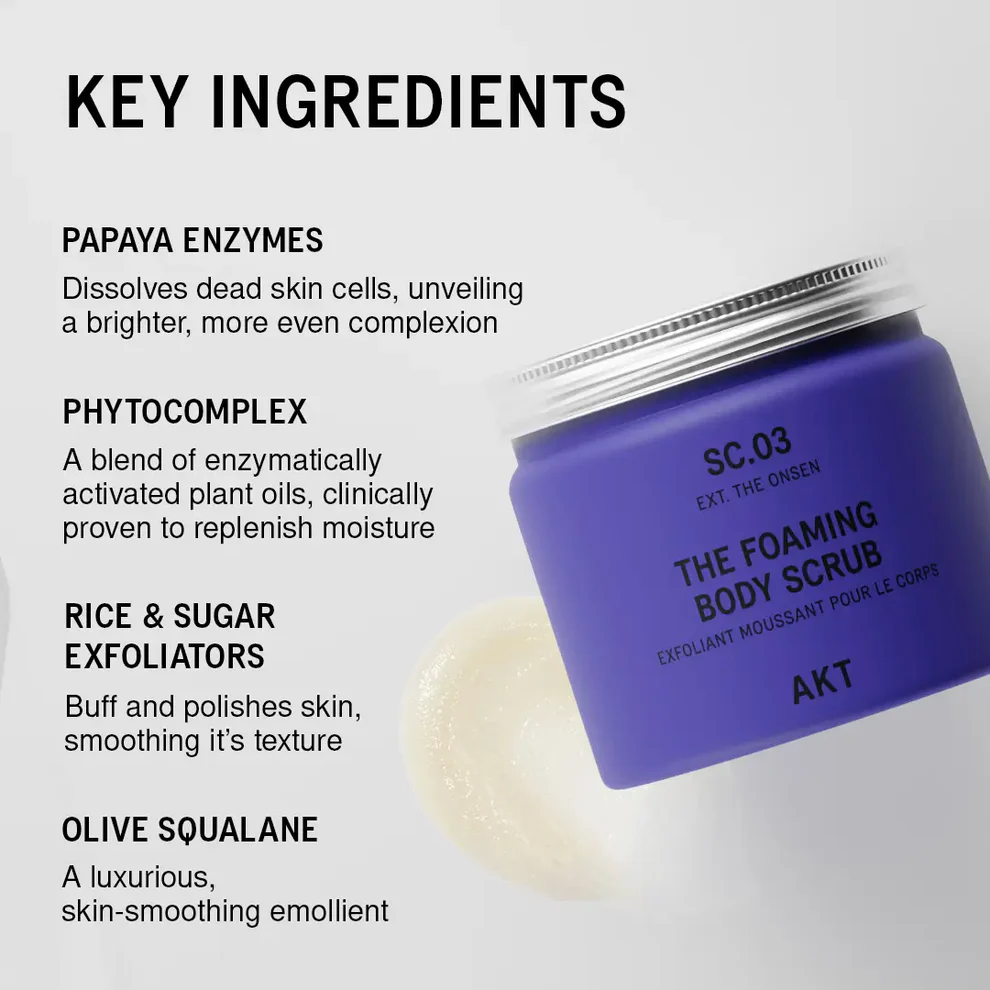 AKT - THE FOAMING BODY SCRUB | SC.03 THE ONSEN