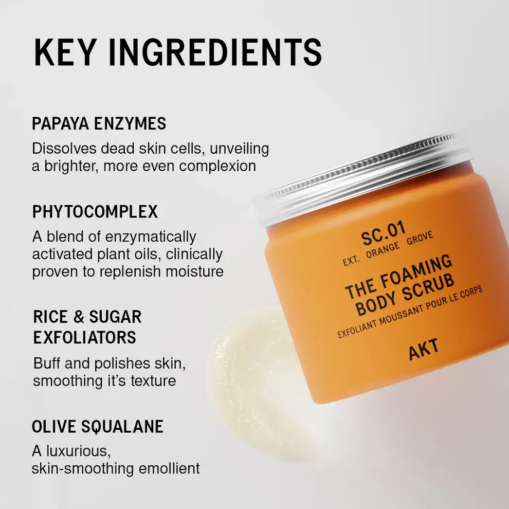 AKT - THE FOAMING BODY SCRUB | SC.01 ORANGE GROVE