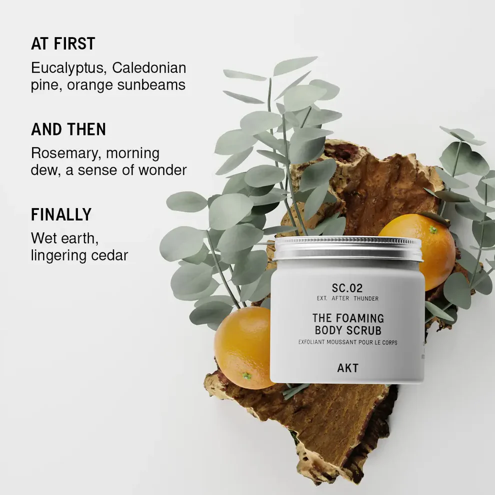 AKT - THE FOAMING BODY SCRUB | SC.02 AFTER THUNDER