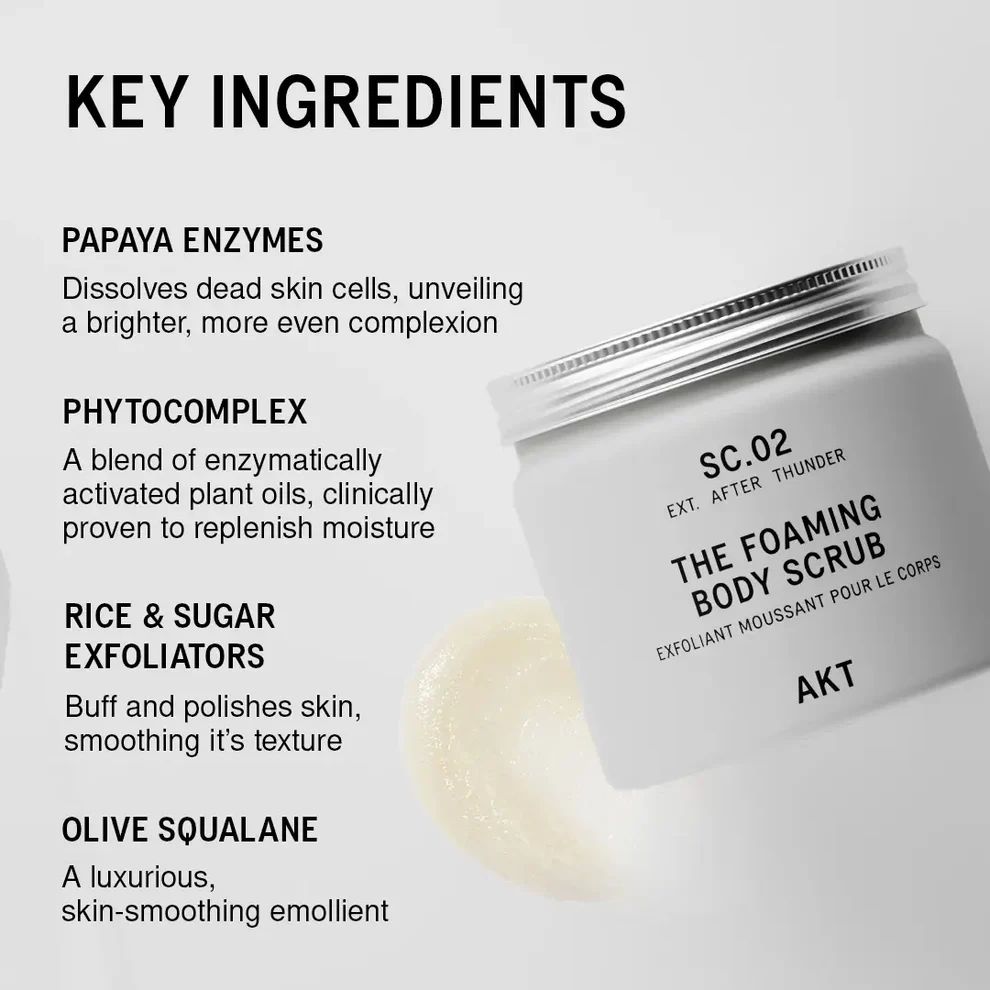 AKT - THE FOAMING BODY SCRUB | SC.02 AFTER THUNDER