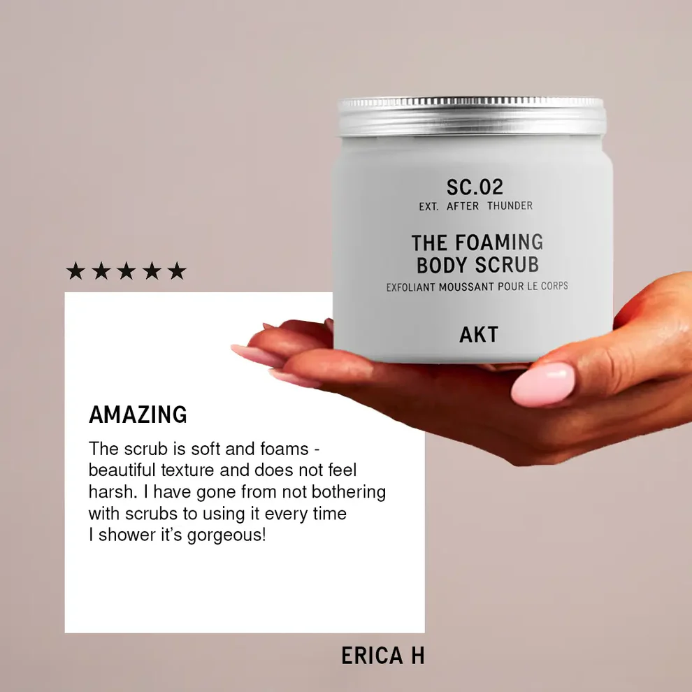 AKT - THE FOAMING BODY SCRUB | SC.02 AFTER THUNDER